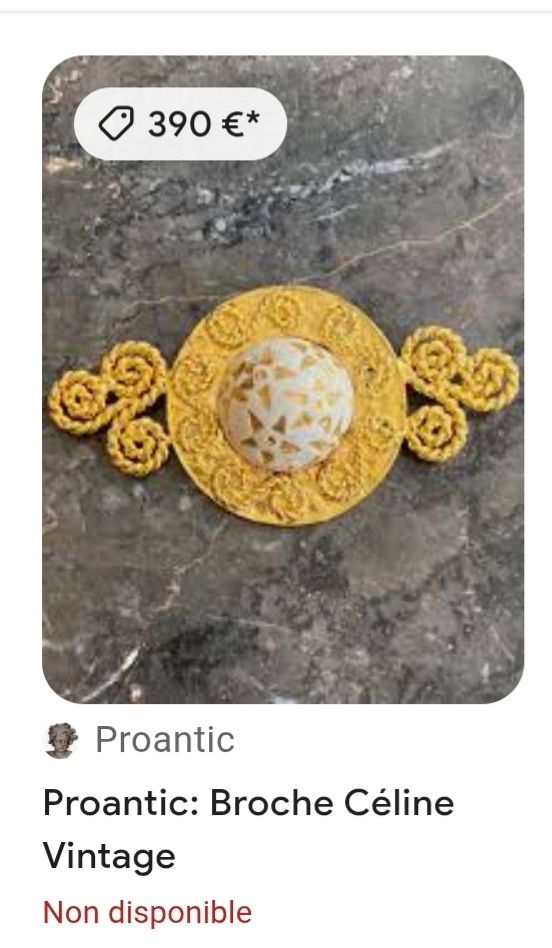 Celine Spille & Fermagli: Rare broche Celine vintage – Usato da Chêne-Bourg venduto da chsandra34 8