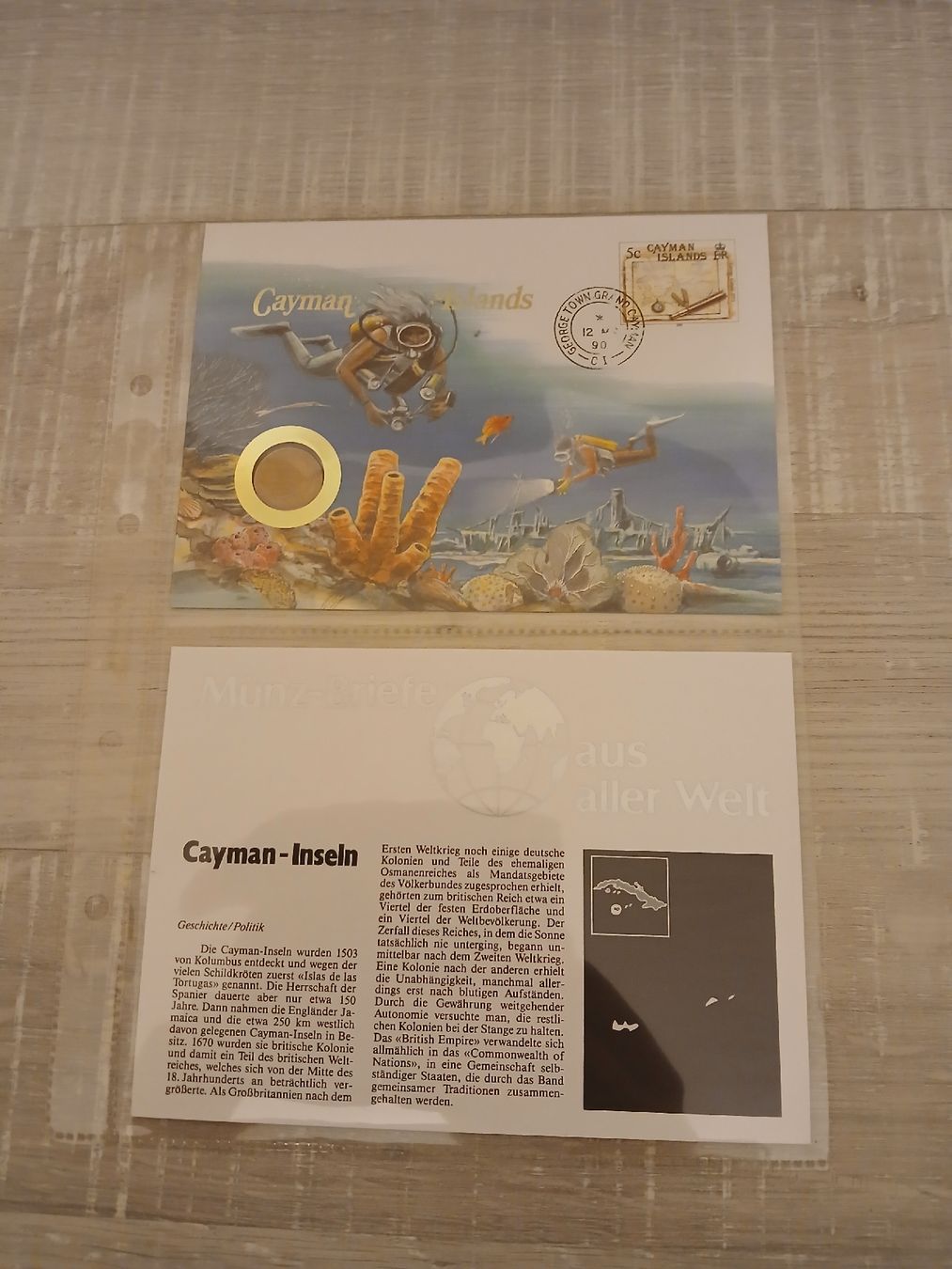 Tutti le monete: Cayman -  Inseln Münzenbrief – Nuovo e nell'imballaggio originale da Tägerig venduto da Gaet83 2