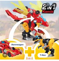Vtech Switch y Go- Combo Mega Drache – 2-in-1 Dino Rennauto