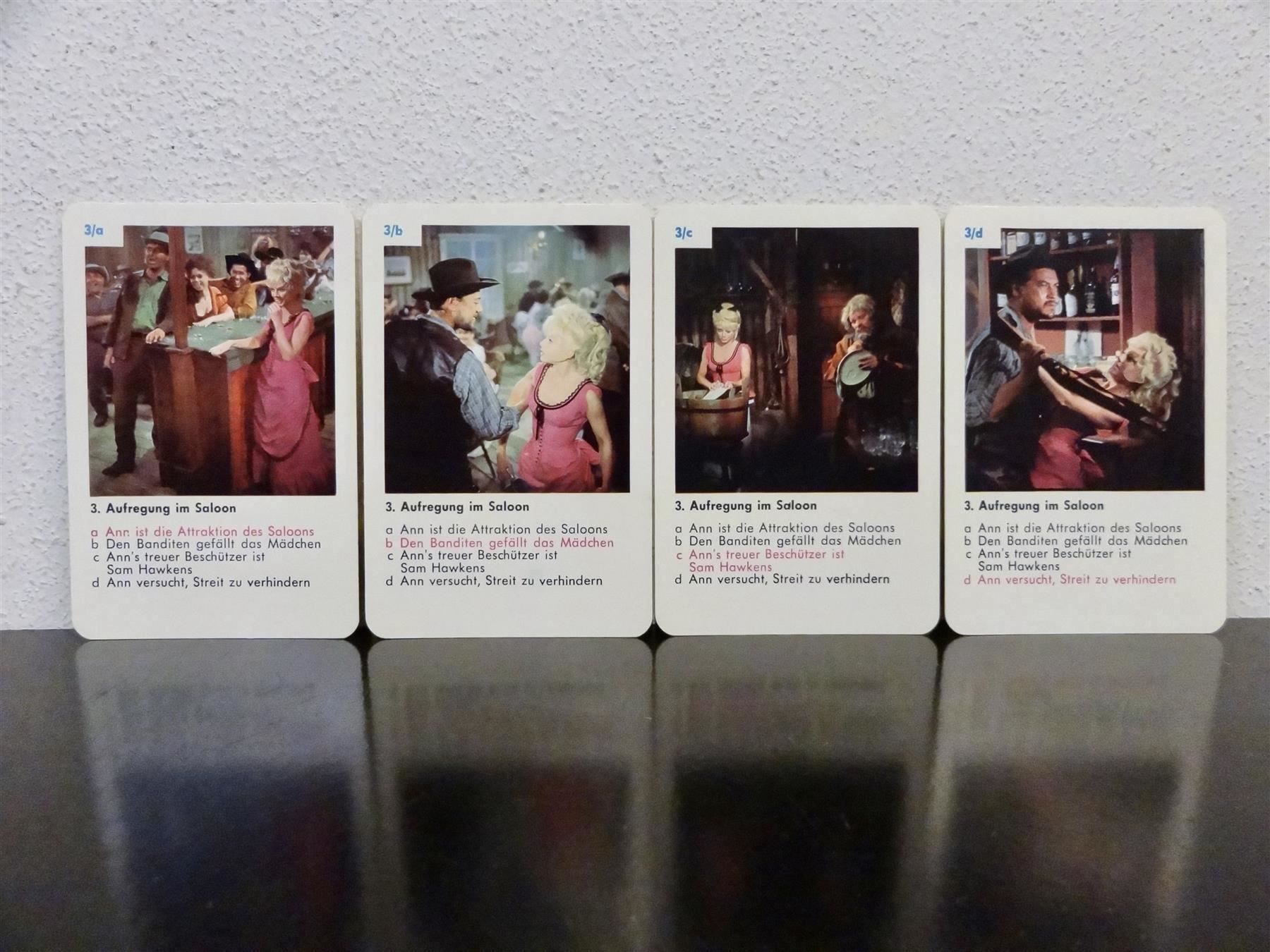 Giochi: schönes altes Quartett WINNETOU III – Usato da Kerzers venduto da wisaundso 5