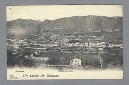 1901, CHIASSO, INSOLITA VEDUTA PANORAMICA