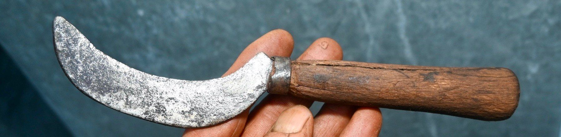 Tutti gli attrezzi: ANTIKE Handsichel Länge ca. 22cm - MUTEL À DAMPARIS – Usato da Pfaffhausen venduto da mono_rec 1