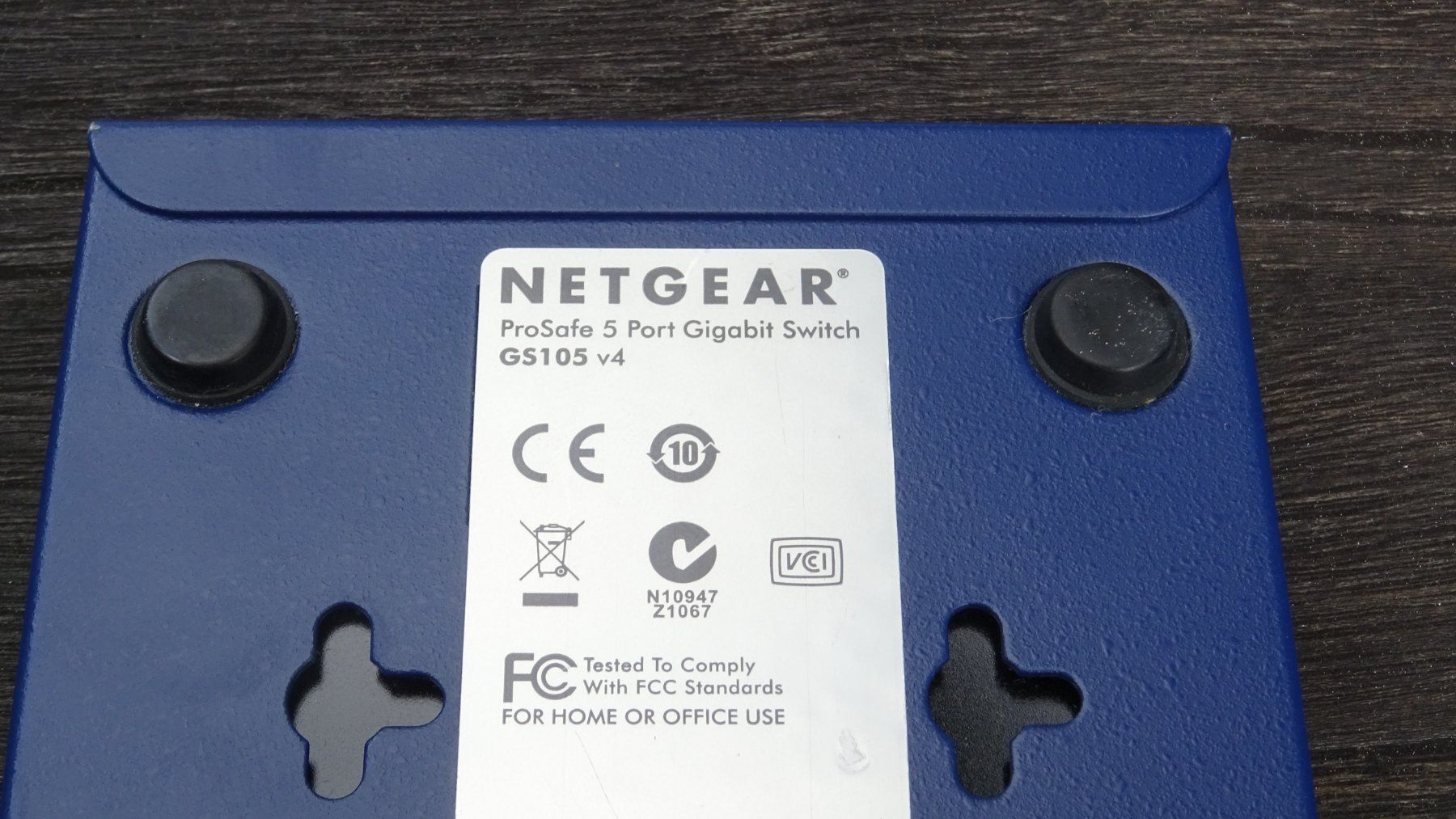 Netgear Hub & Switch: Netgear 5-Port Gigabit Switch GS105 v4 – Usato da Riedholz venduto da Leo.L 2