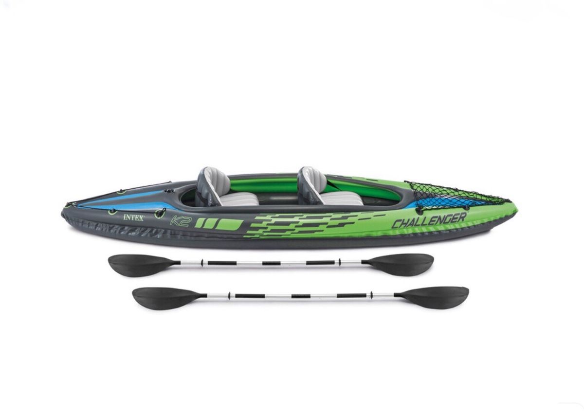 Bateaux: Kayak gonflable INTEX Challenger K2 avec sacs – D'occasion à Meyrin par cak_5np9