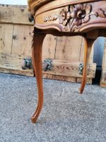 Antiker Beistelltisch, Teetisch, Holztisch, Runder Tisch,