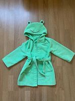 Bademantel Frosch Design Grün Gr. 98/104