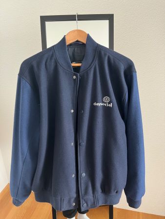 College Jacke Dunkelblau Asos Design Gr.L