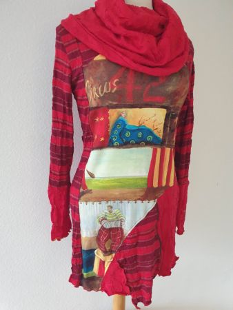 AVENTURED DES TOILES PULLOVER PULLI 38 M ZIRKUS MOTIV TOP