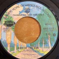 America - God Of The Sun / US Promo 1977 - TOP