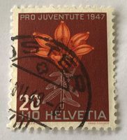 PRO JUVENTUTE  BRIEFMARKEN GESTEMPELT   