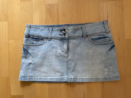 Jeans Minirock, Grösse L