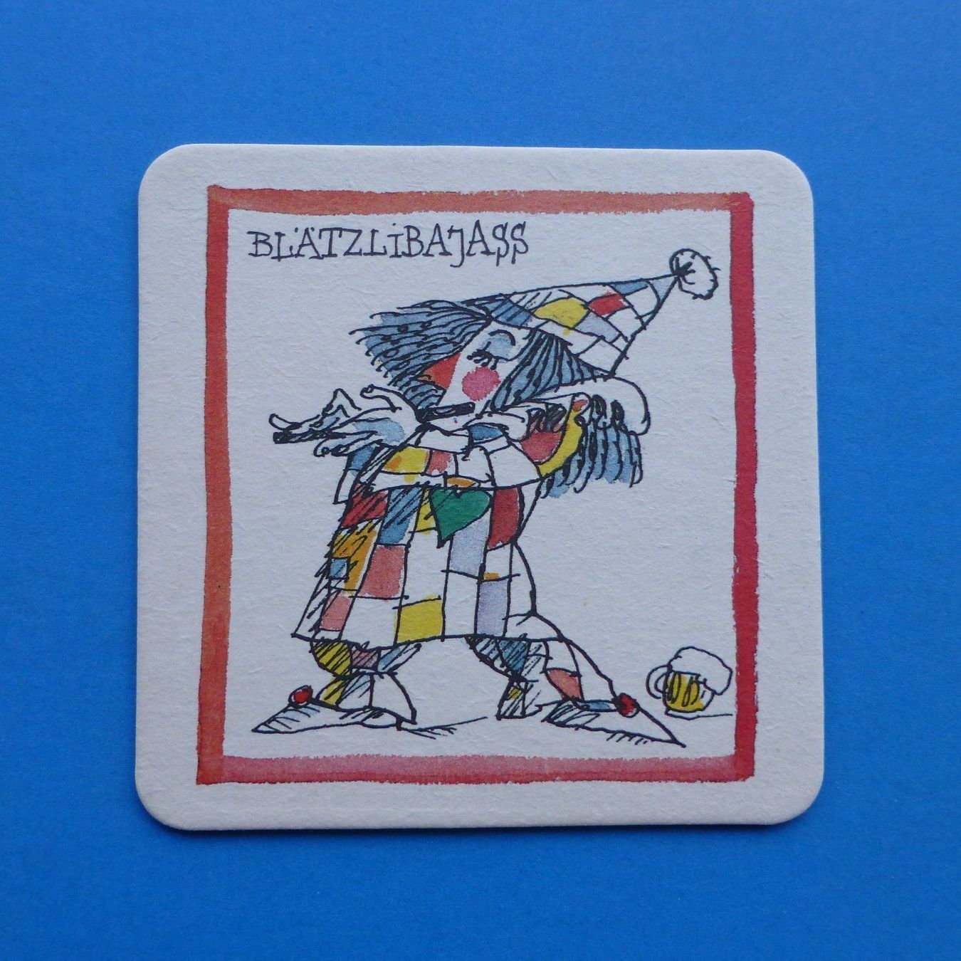 Untersetzer: Blätzlibajass Bierdeckel Cardinal – Gebraucht aus Basel von Falconis