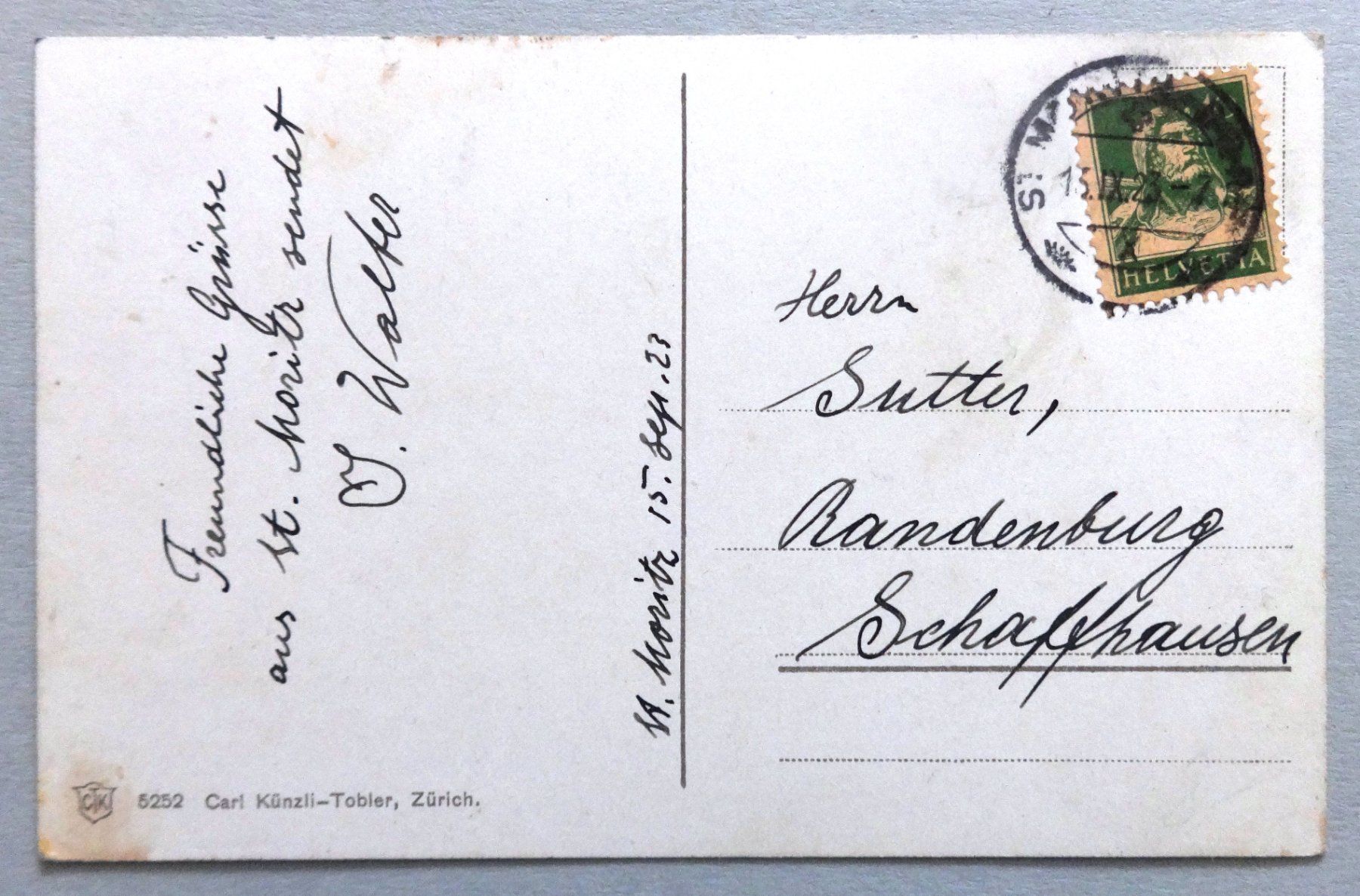 Cartes postales: St. Moritz – D'occasion à Fétigny par Billy2miny 1
