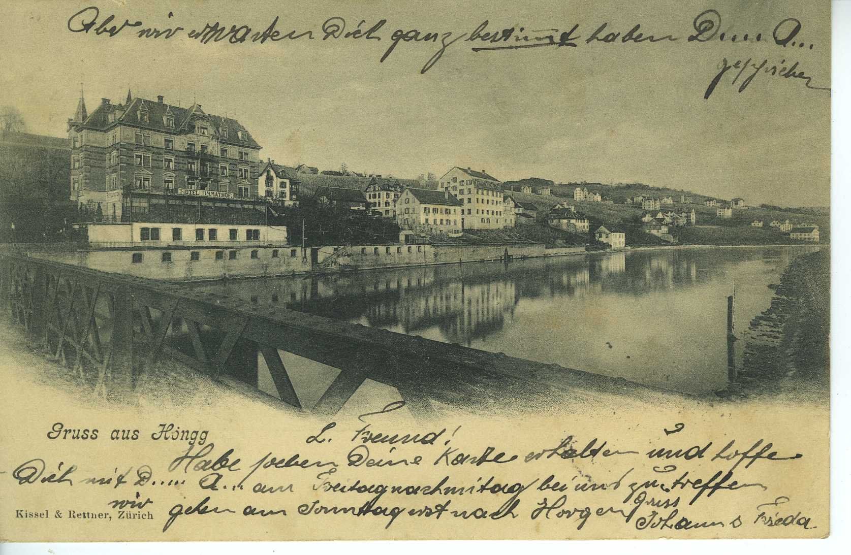 Ansichtskarten: Höngg - Zürich – Gebraucht aus Schleitheim von Pmschlaate