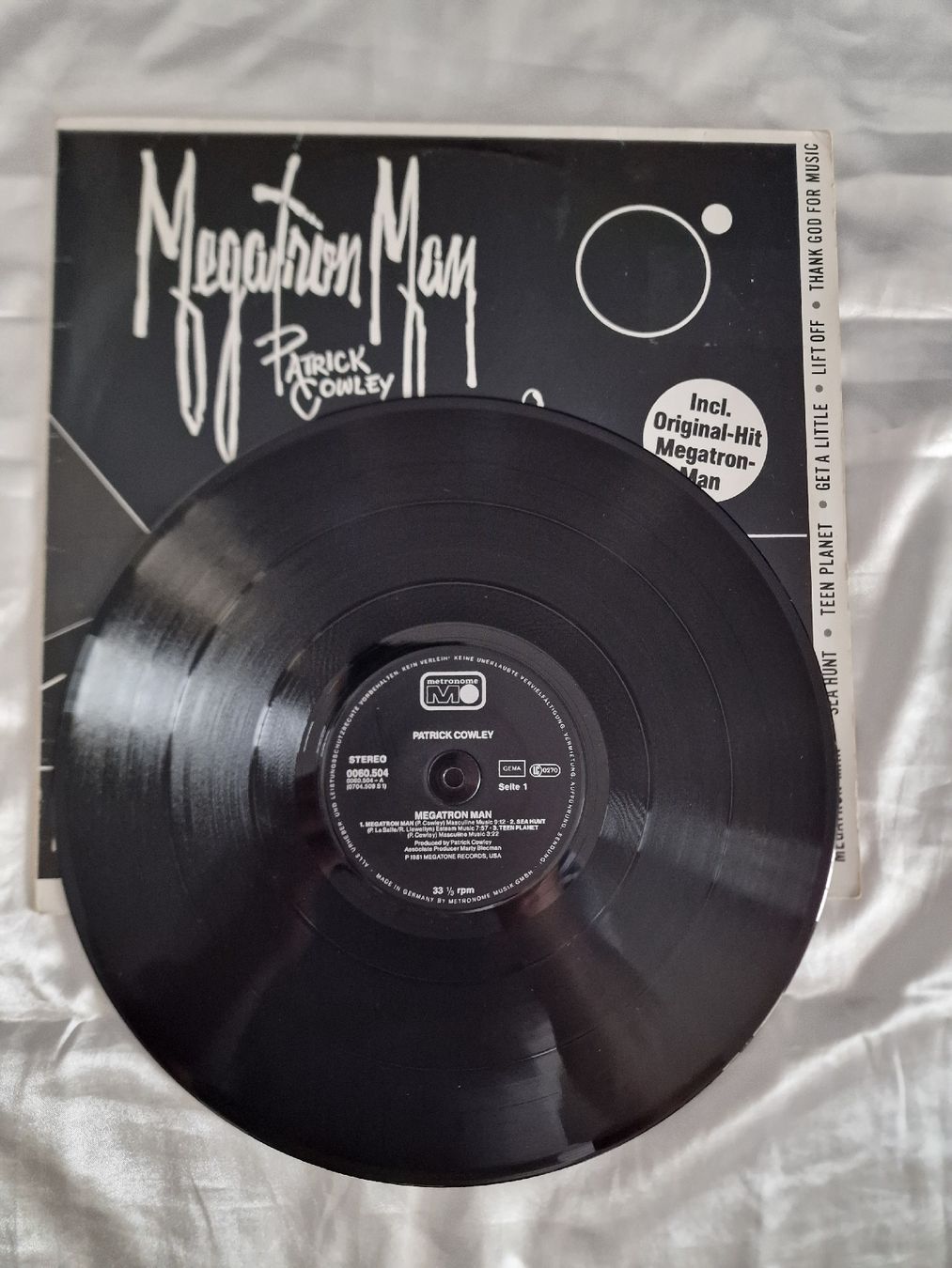 Dischi in vinile: Patrick Cowley - Megatron Man – Usato da Pfaffnau venduto da gunport 3