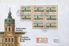 FDC MAXI AUTOMATEN-MARKEN