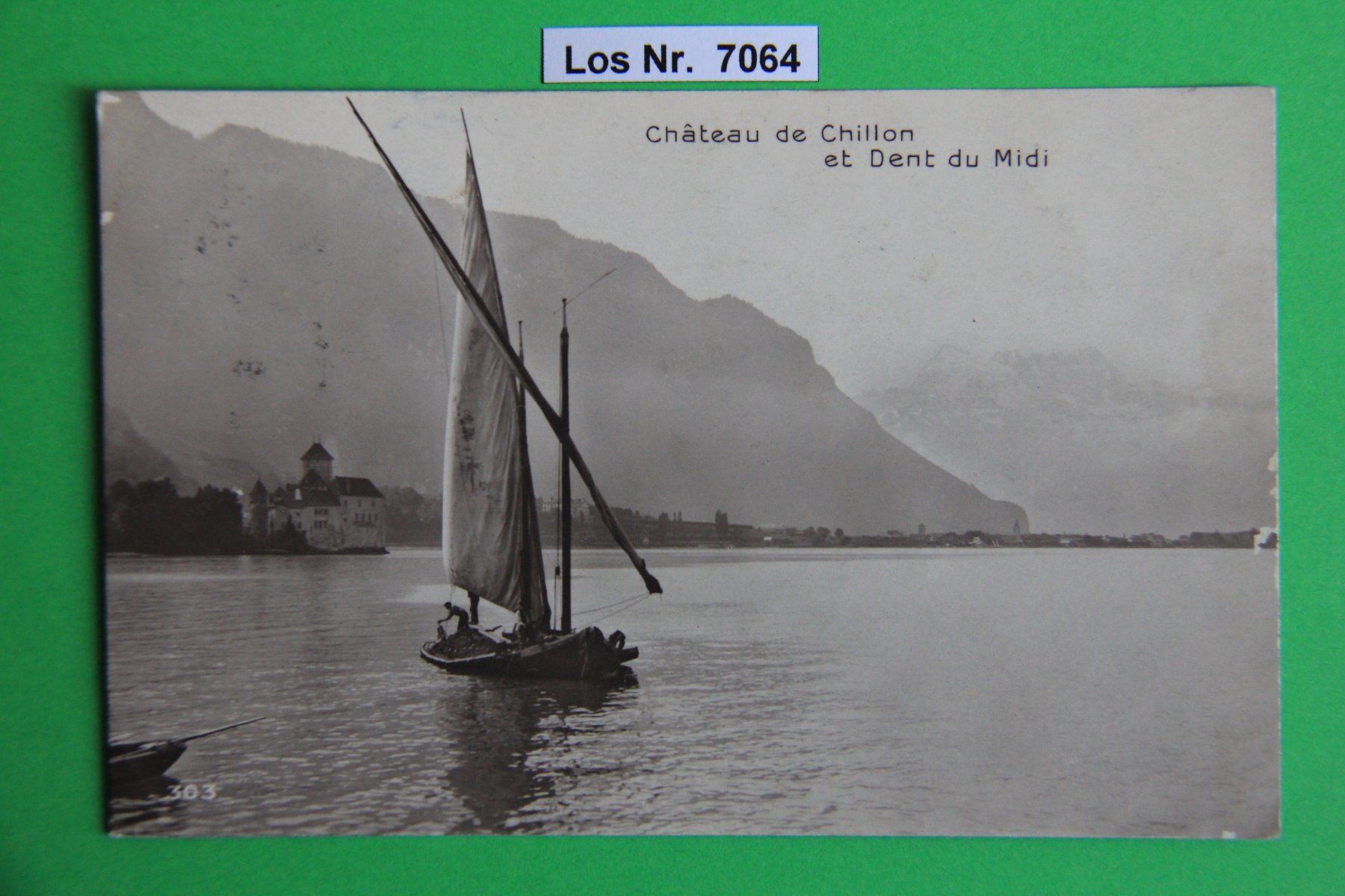 Ansichtskarten: CH Ansichtskarte Château de Chillon um 1910         Los 7064 – Gebraucht aus Volken von jukon65