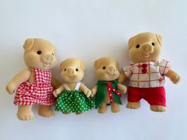 Vintage Sylvania, Simba Bärenland, Familie Schwein