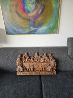 Wandbild Abendmahl Holzschnitzerei handarbeit