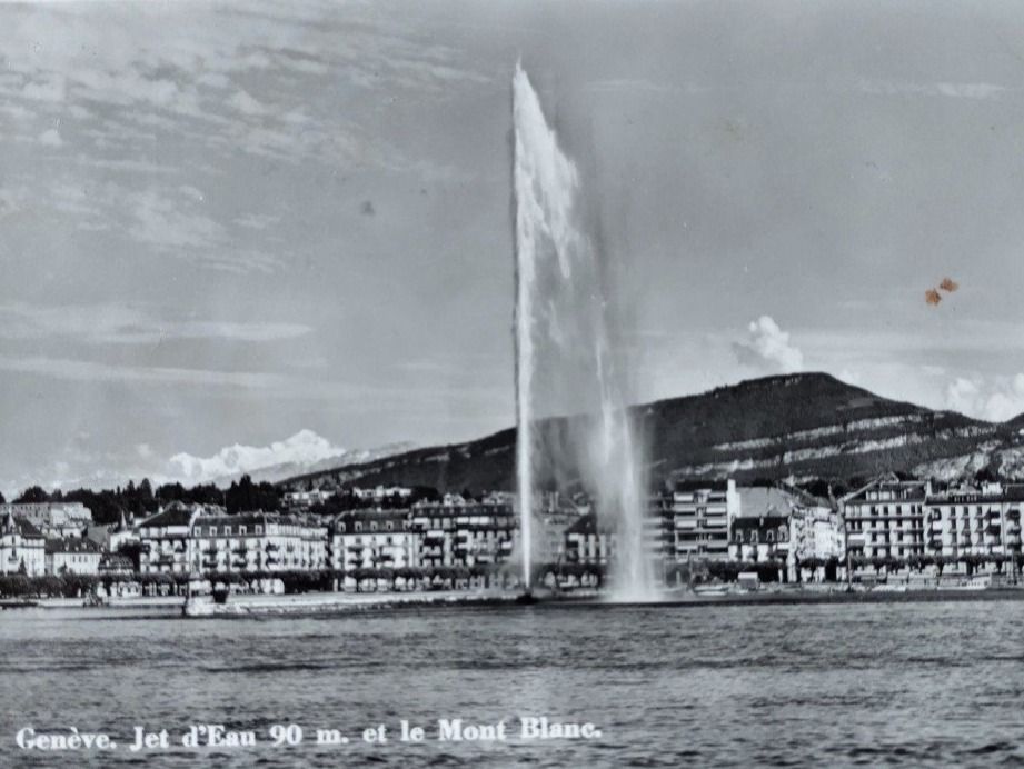Cartes postales: Ansichtskarte Genève s/w 1946 – D'occasion à Wildhaus par Hukwildhaus
