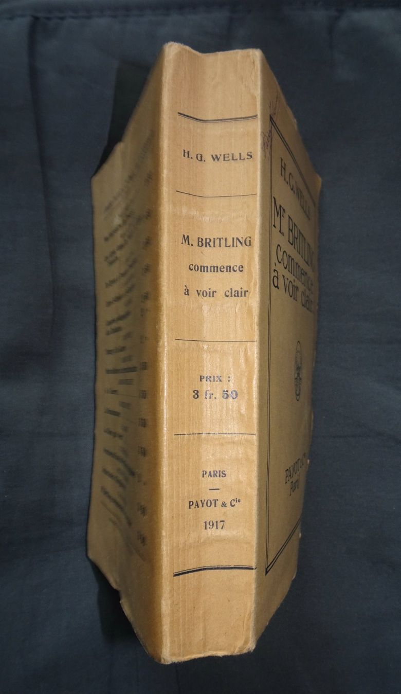 Bücher: H.G. Wells - Mr Britling commence à voir clair. – Gebraucht aus Châtelaine von Gio54321 2
