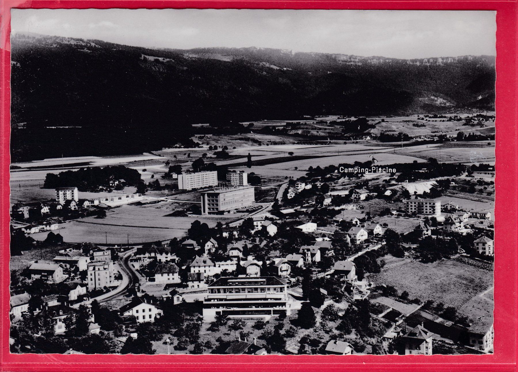 Ansichtskarten: ORBE, VUE AÉRIENNE – Gebraucht aus Oberrieden von Gebirgsstelze