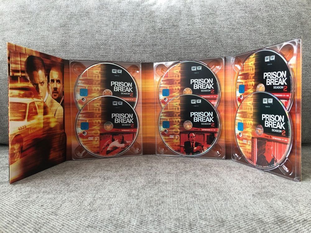 Tutti i DVDs: Prison Break - Die komplette zweite Staffel – Usato da Zollikofen venduto da jde_72zf 3