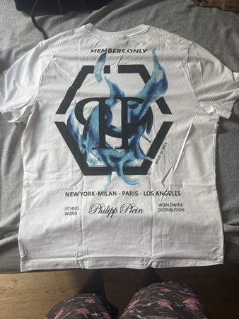 Philipp Plein T-Shirt Weiss Grösse L neuwertig