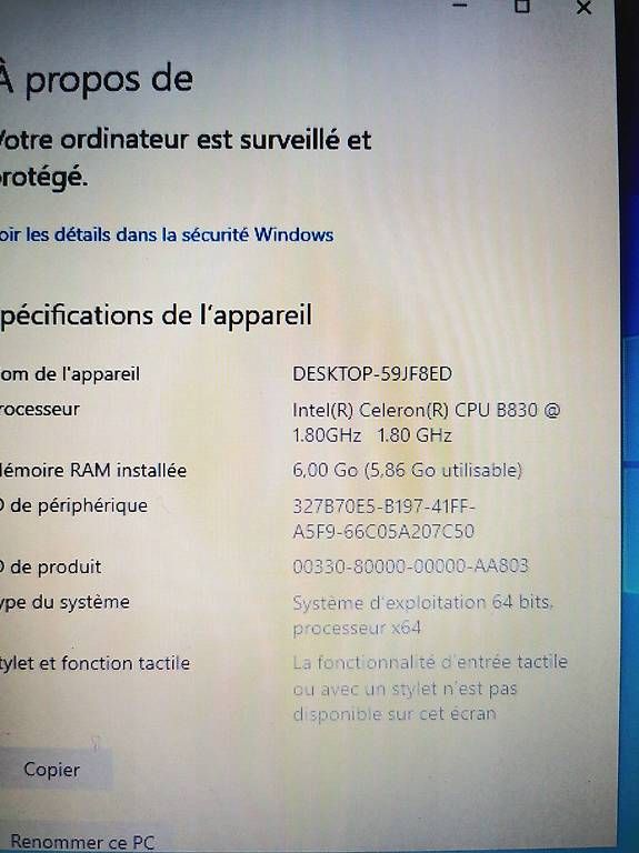 Notebook: Lenovo Intel Core CPU B830 1.80GHz SSD 128Go RAM 6Go – Usato da Lausanne venduto da Dukco 4