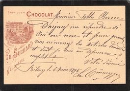 GS 5 Rp Suchard PK017 (S6/02 , gel. 6.Vl.1895 ( rötlich )