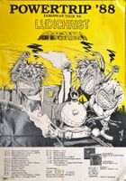 LUDICHRIST original Tour Poster 83X59cm HC Punk