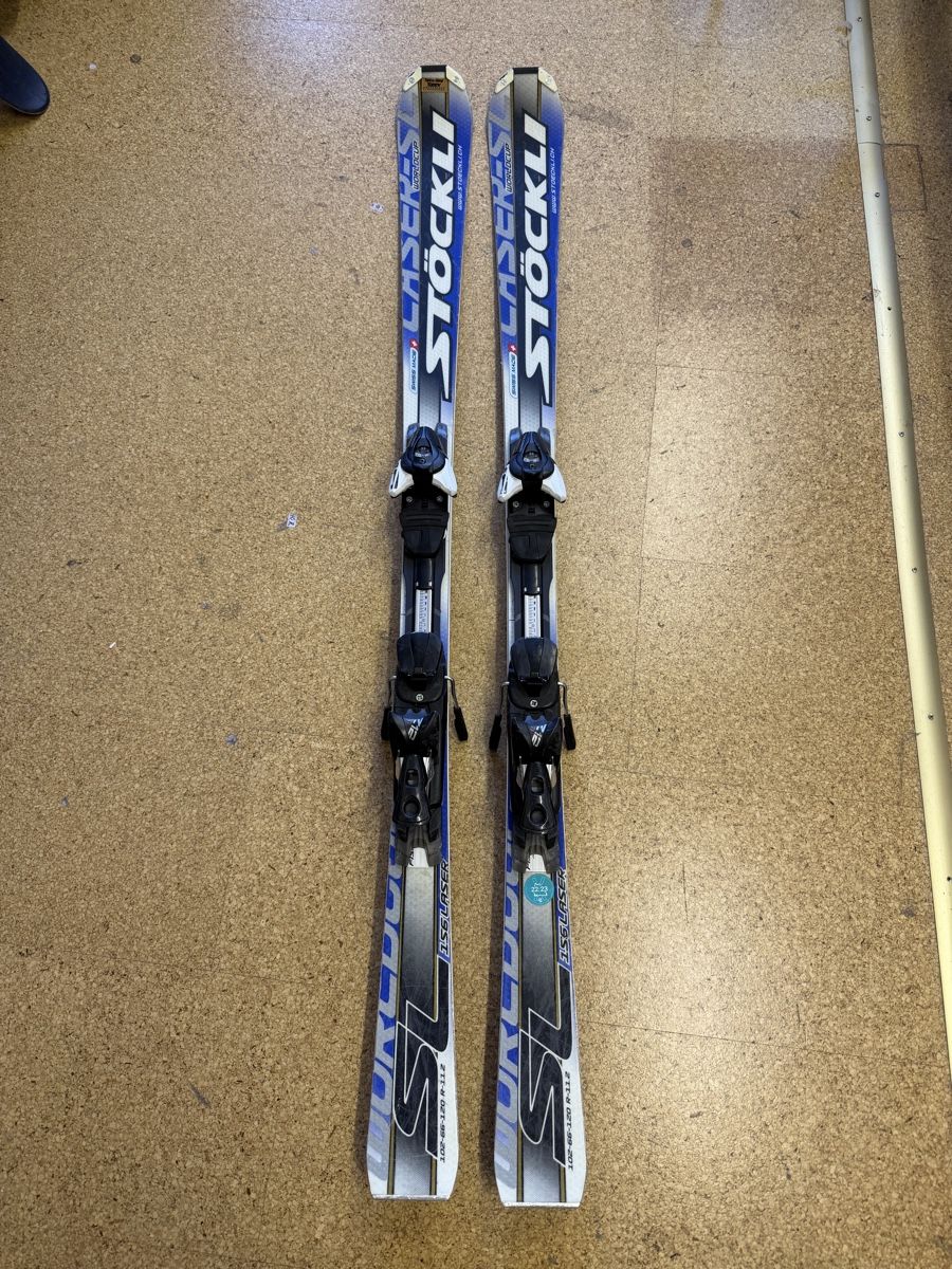 Stöckli LASER SL VRT 160 cm; Slalom Ski mit Platte (Gebraucht) in