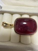 Anhänger Gold18k mit Turmalin Rubellit