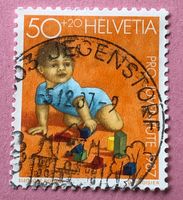 Nr.J 304 Kriechendes Kind Pro Juventute GESTEMPELT 1987  