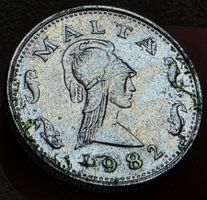 MALTA 2 CENTS 1982