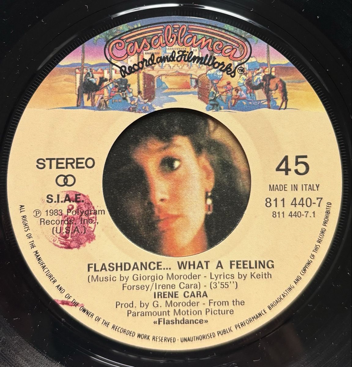 Dischi in vinile: Flashdance 45 - Irene Cara - What a Feeling! VG+/VG+ – Usato da Neuchâtel venduto da Deivid2 2