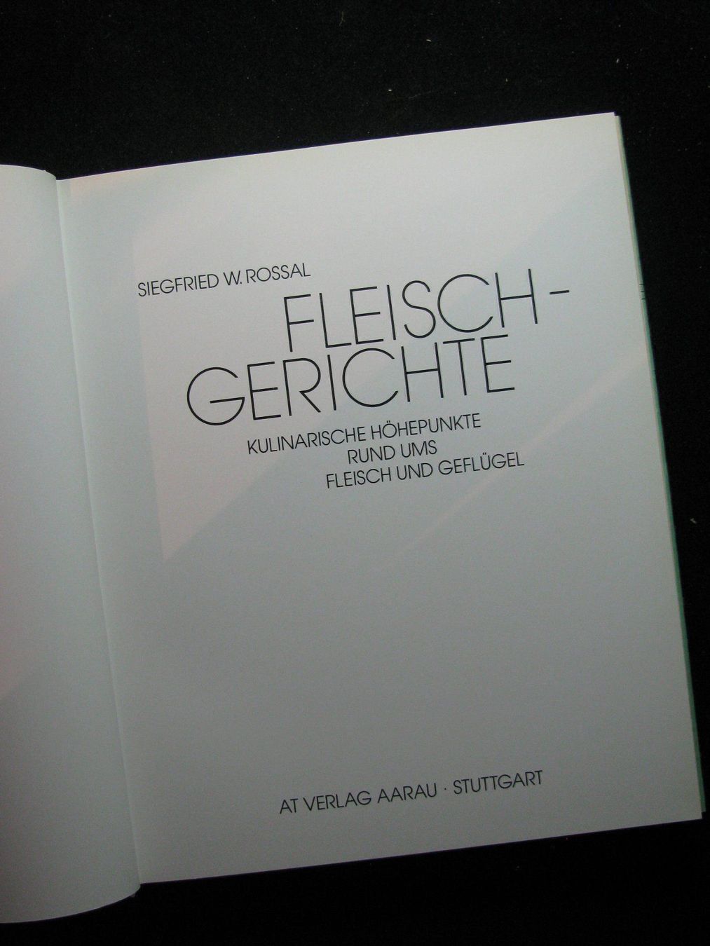 Libri: Siegfried W. Rossal Fleischgerichte – Usato da Reitnau venduto da Zaomir 2