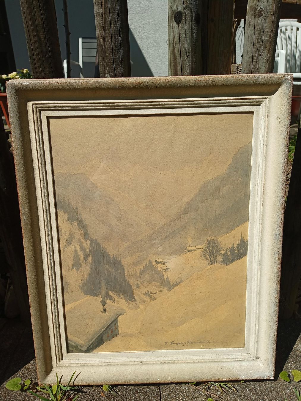 Dipinti: Emil Seeger Ranstädt Tirol - Winterlandschaft – Usato da Altstätten SG venduto da GGsGameshop