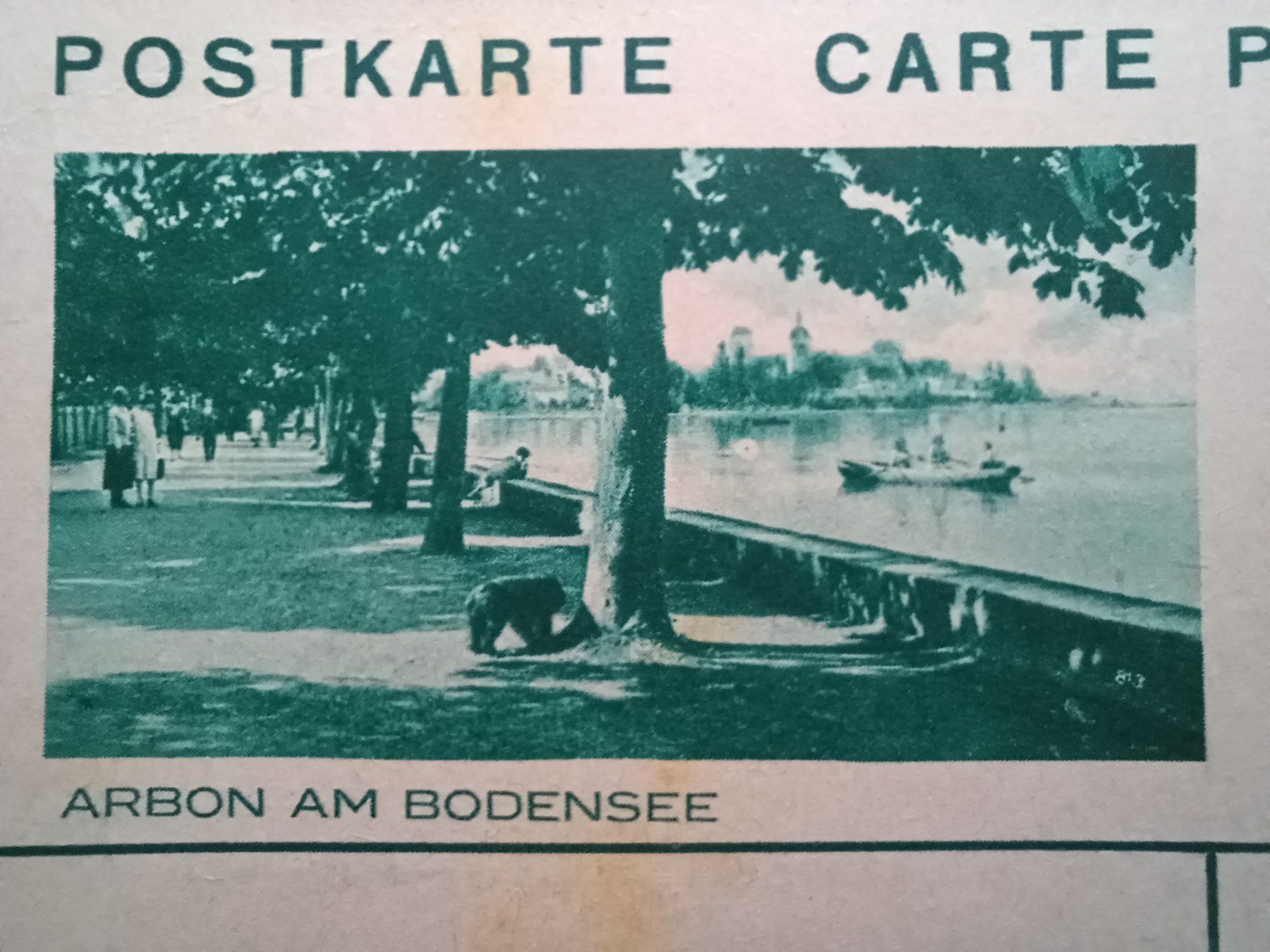Tutti i francobolli: Bildpostkarte Arbon, 1935, Stempel Travers, M.Monnier – Usato da Aarau Rohr venduto da mgvw 1