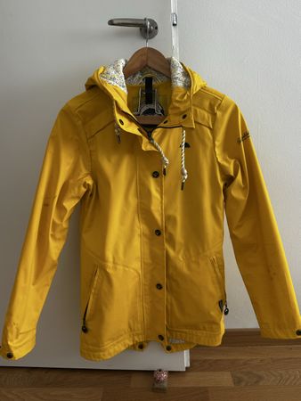 Schmuddelwedda Regenjacke gelb Grösse XS guter Zustand