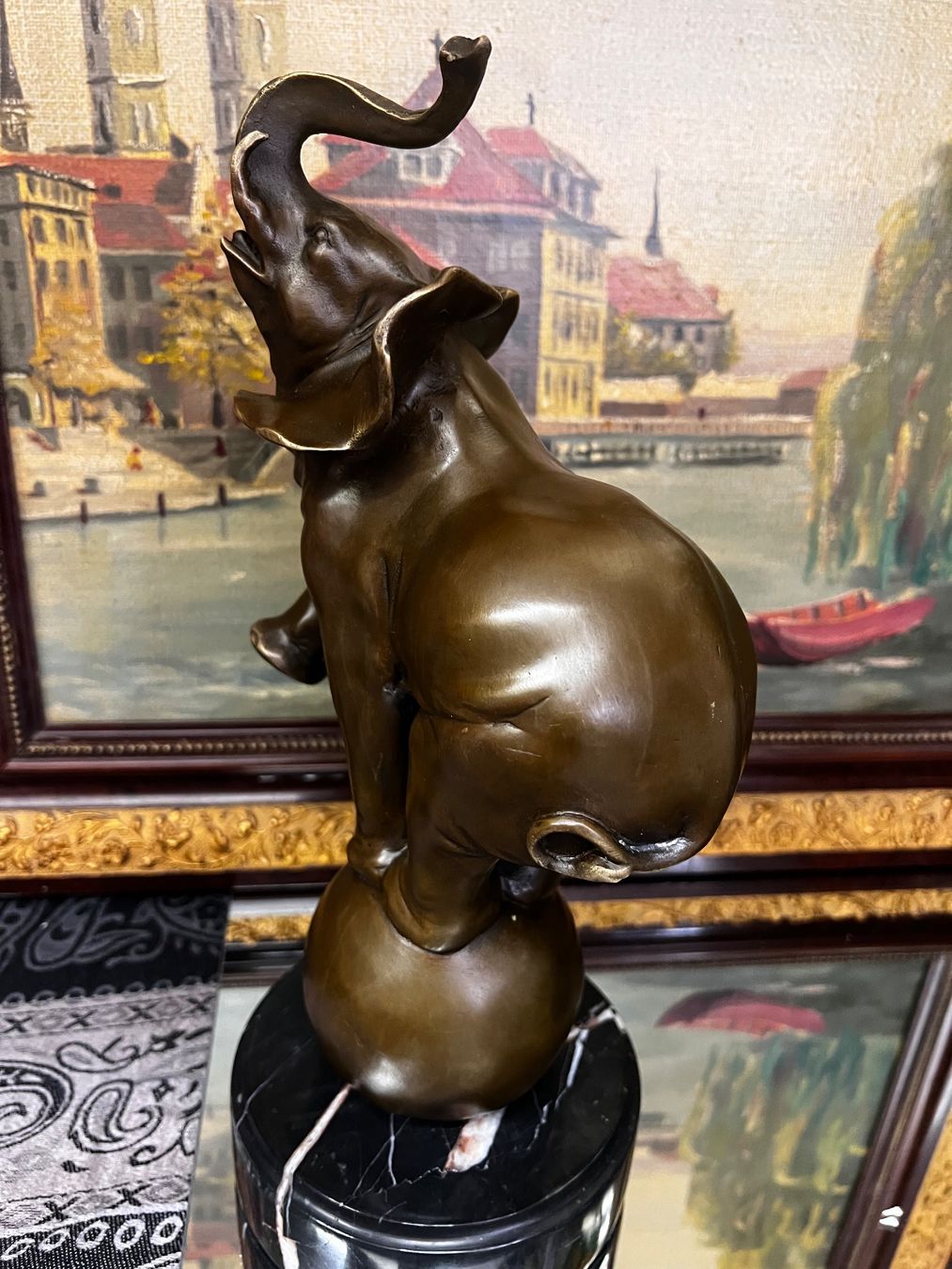 Sculture & Statue: Massive Elefant Bronzefigur Top Qualitativ – Usato da Oberengstringen venduto da Cici7 1
