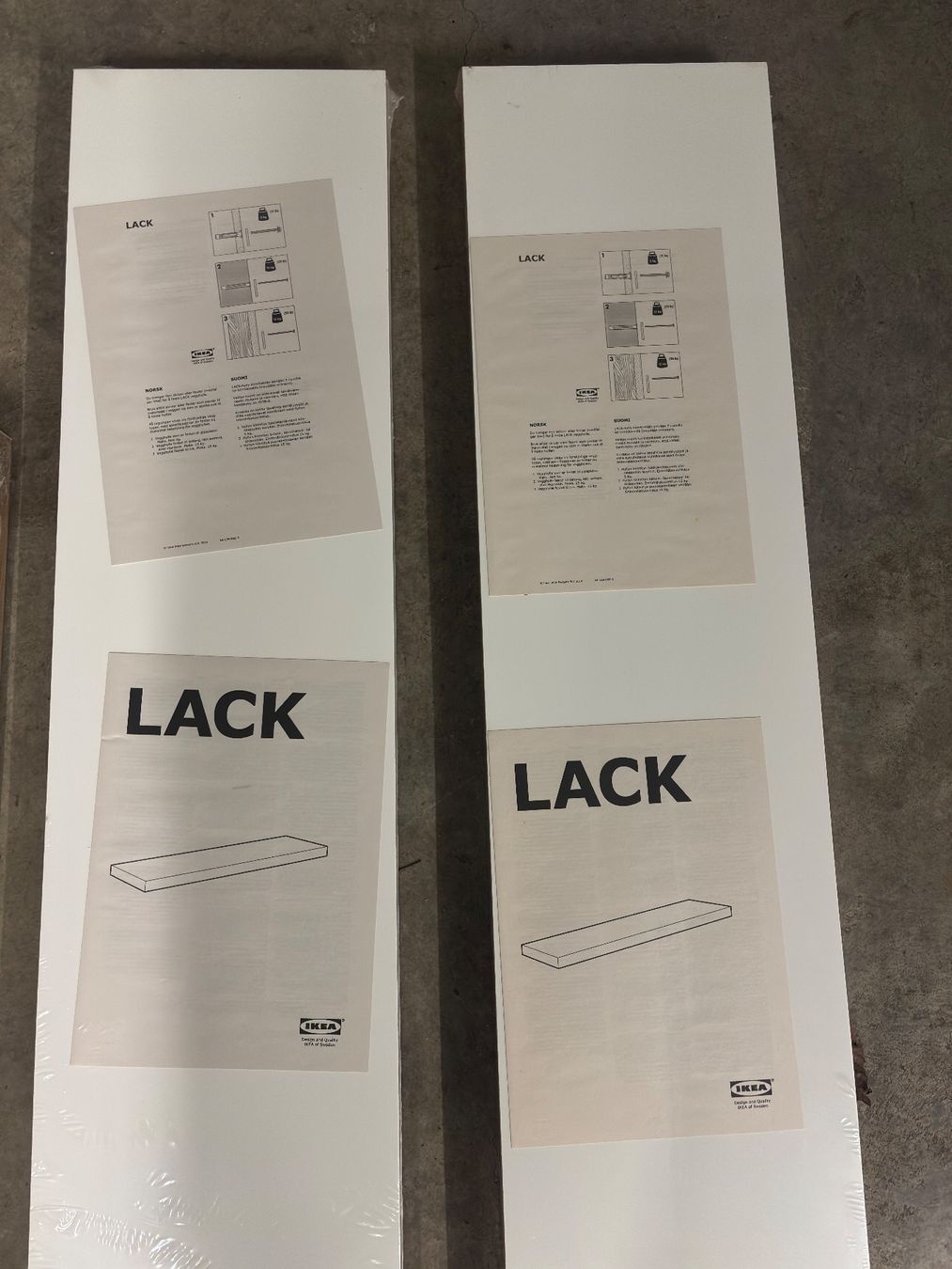 Ikea Scaffali: 4x IKEA Wandregal LACK & PERSBY neu – Usato da Sonterswil venduto da VD-Service 2