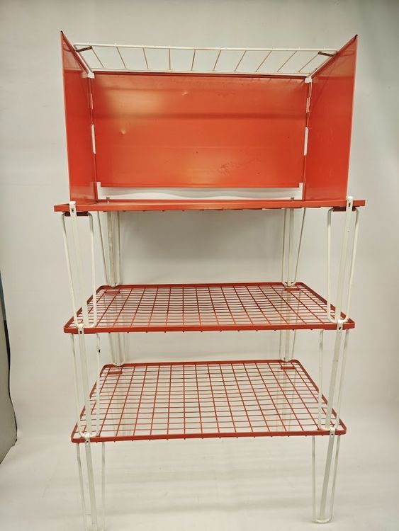 Retro Camping Klapp Regal Faltregal 3 Tablare orange (Gebraucht) in Toffen  fr CHF 53  mit Lieferung auf Ricardo kaufen