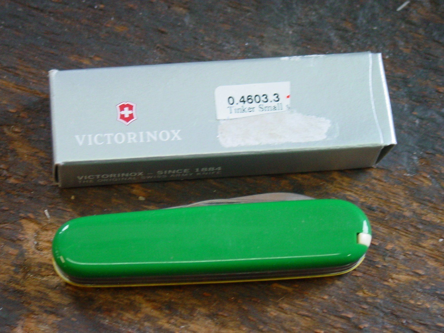 Victorinox Coltelli tascabile: Tinker small Bicolor gelb/grün – Nuovo e nell'imballaggio originale da Ursenbach venduto da rekruten-shop 1