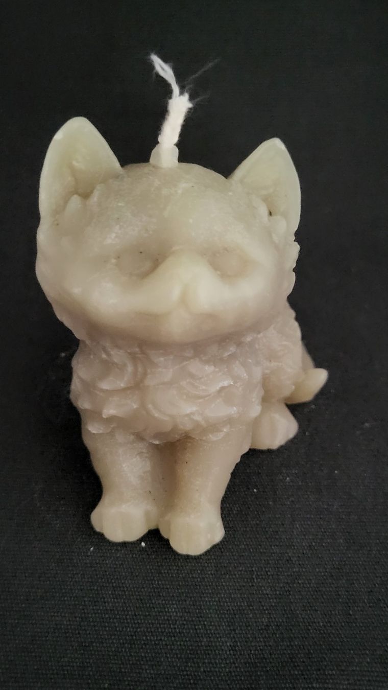 Statuette: Katzen-Kerze – Usato da Basel venduto da spinne02 6