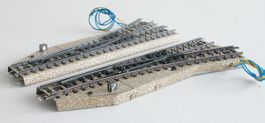 Märklin M-Gleis Weichenpaar L/R elektrisch 5202 Spur H0