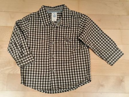 Hemd langarm * Baumwollhemd Baby * Grösse 74