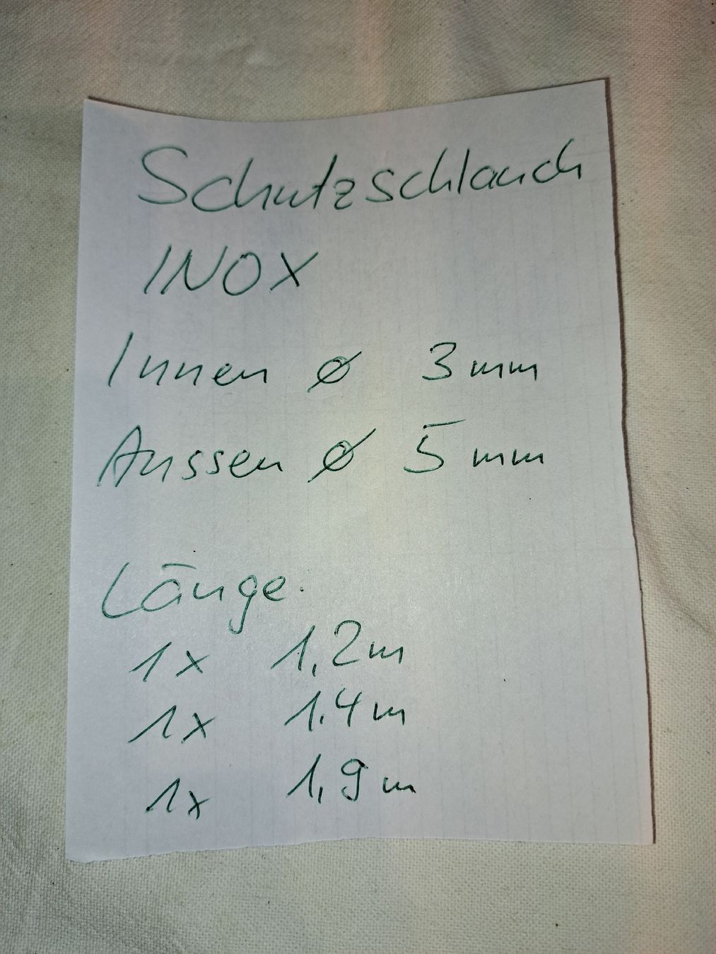 Tubi & Tubi flessibili: Schutzschlauch Inox  – Nuovo (secondo la descrizione) da Sargans venduto da Bomp 1