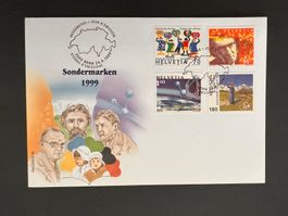 FDC Luxus 1999 Sondermarken Philswiss Spezialcouvert (R321)