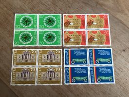 Serie 1980 Briefmarken postfrisch 4er Blöcke